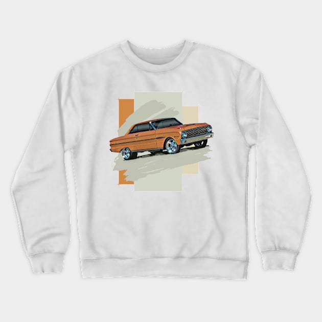 1963 Ford Falcon Sprint - Abstract Crewneck Sweatshirt by Wilcox PhotoArt